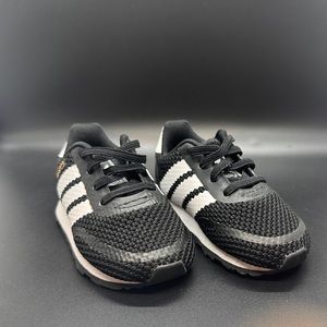 adidas Cloudfoam Racer TR Sneakers N-5933 Mesh Slip On Blue Purple Toddler 4K